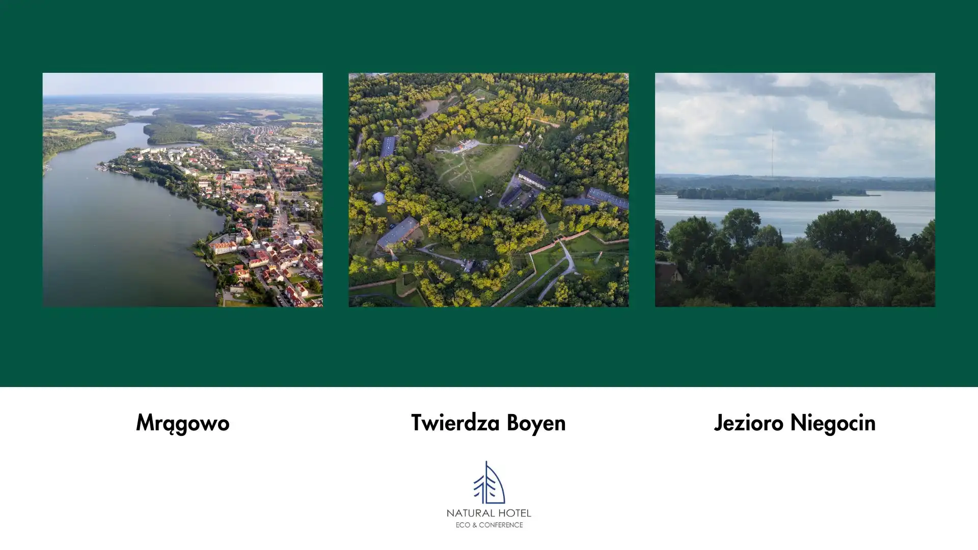 Mrągowo, Twierdza Boyen, Jezioro Niegocin